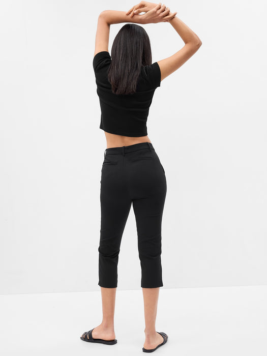 High Rise BiStretch Cropped Pants