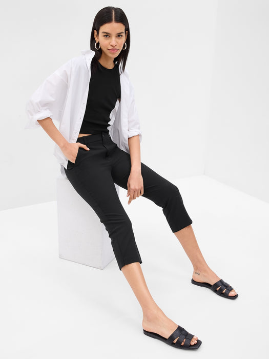 High Rise BiStretch Cropped Pants