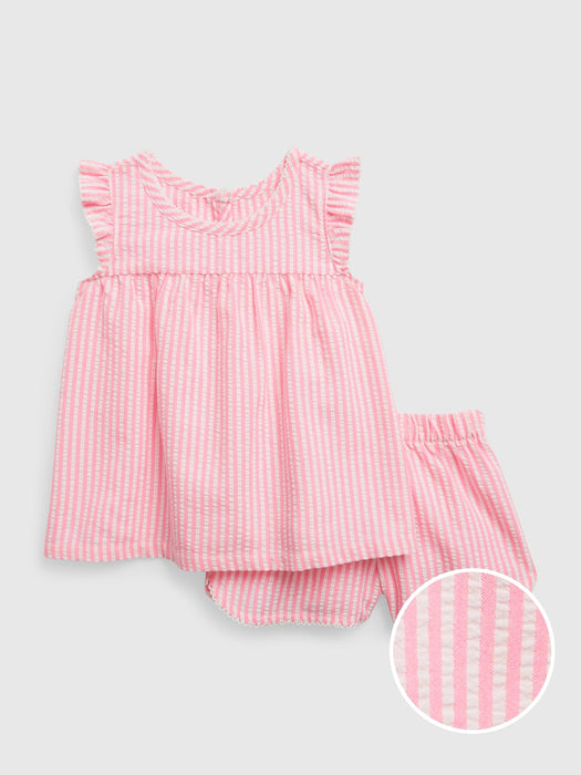 babyGap 100% Recycled Seersucker PJ Shorts Set