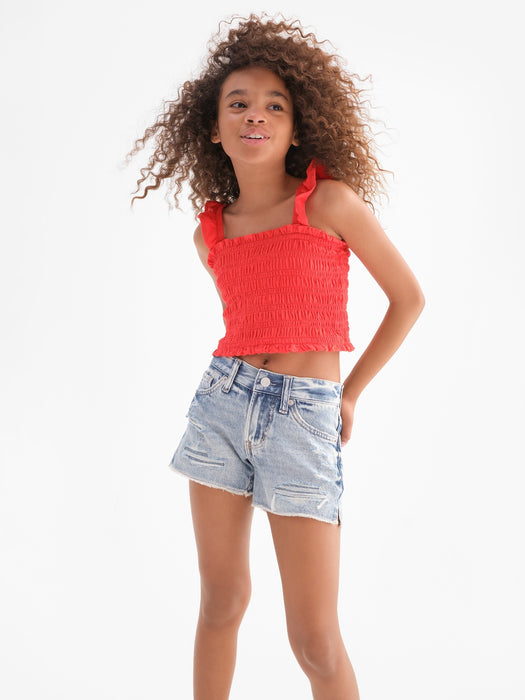 Kids Low Stride Denim Shorts with Washwell