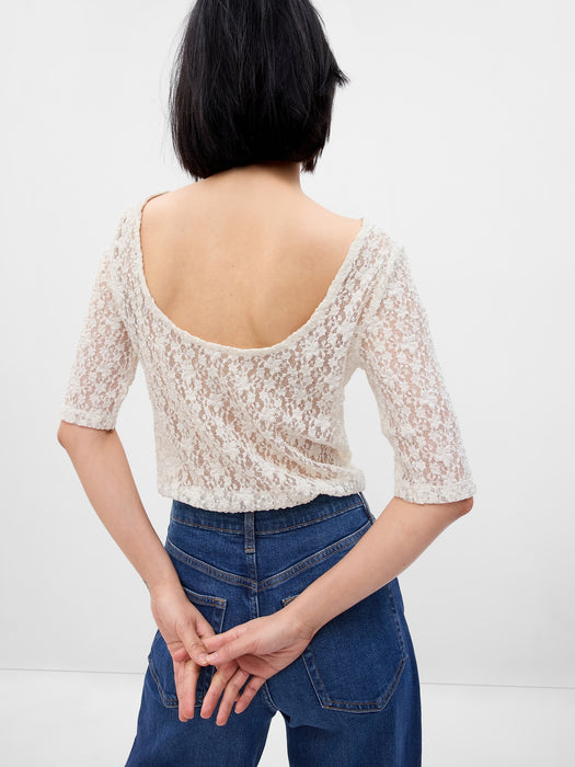 Floral Lace Top