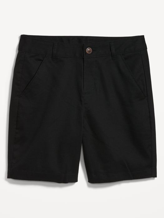 High-Waisted Uniform Bermuda Shorts -- 7-inch inseam