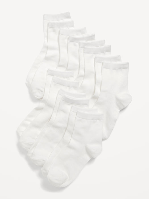 Quarter-Crew Socks 7-Pack for Girls