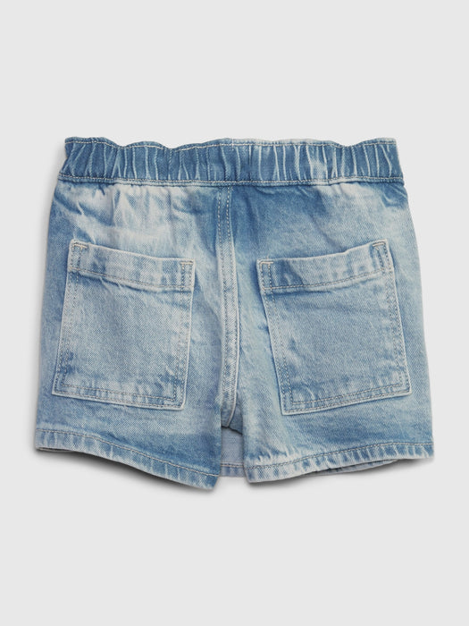 Toddler Denim Skort with Washwell