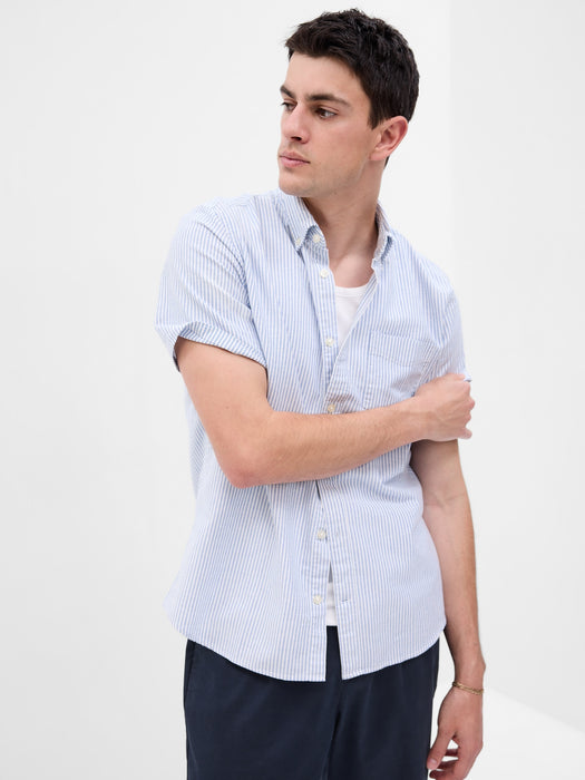 Oxford Shirt in Standard Fit with In-Conversion Cotton