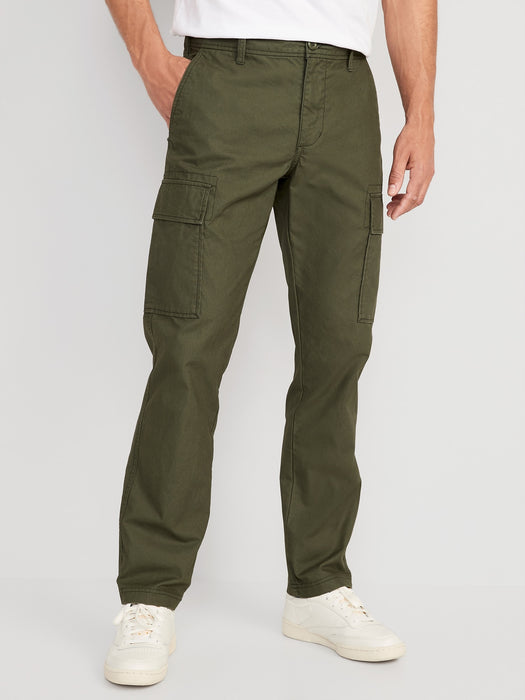 Straight Oxford Cargo Pants