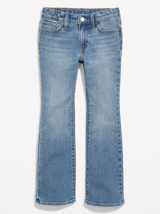 Mid-Rise Built-In Tough Boot-Cut Jeans for Girls