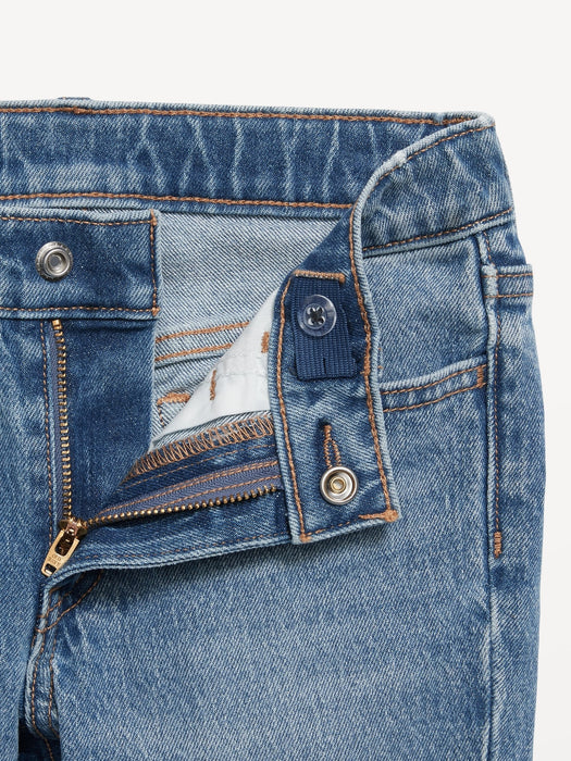 Mid-Rise Built-In Tough Boot-Cut Jeans for Girls