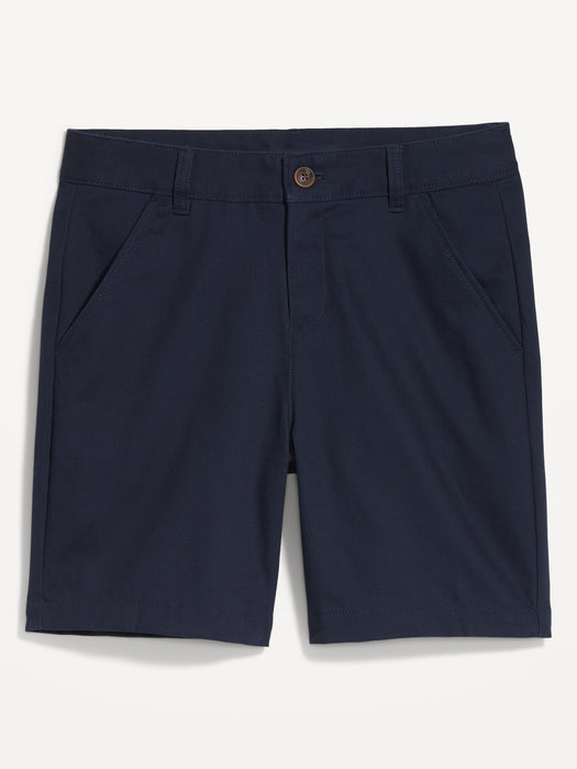 High-Waisted Uniform Bermuda Shorts -- 7-inch inseam