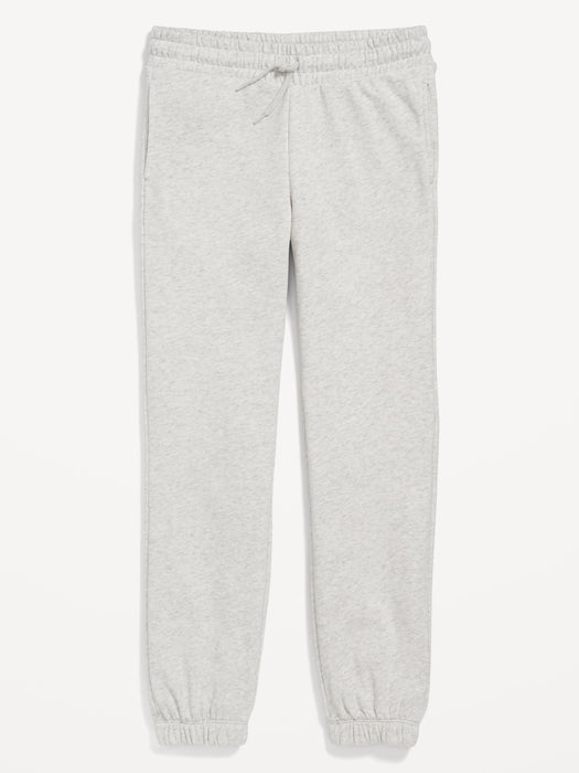 Cinched-Hem Jogger Sweatpants for Girls