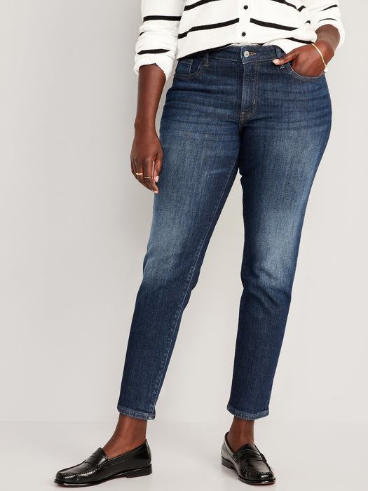 Mid-Rise OG Straight Ankle Jeans