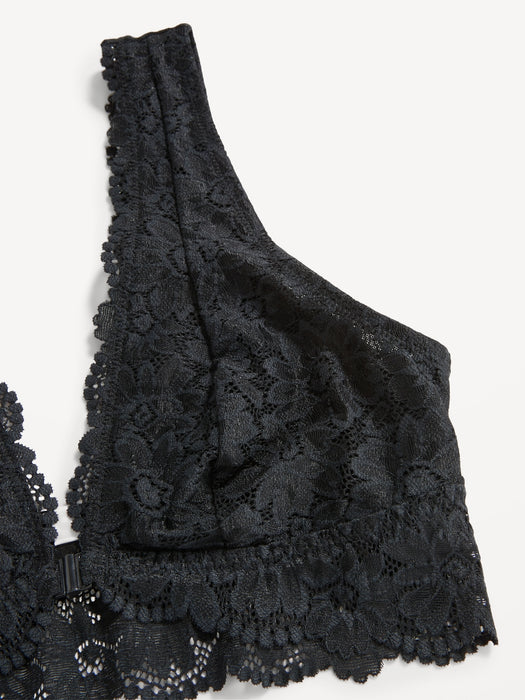 Lace Front-Close Bralette