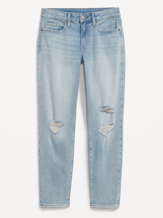 Mid-Rise OG Straight Ankle Jeans