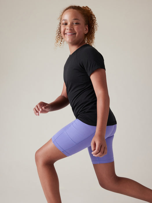 Athleta Girl Power Up Seamless Regular Length Tee