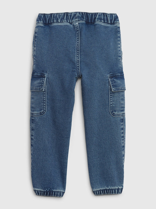 Toddler Denim Cargo Joggers