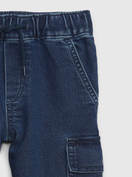 Toddler Denim Cargo Joggers