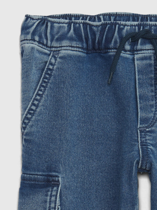 Toddler Denim Cargo Joggers