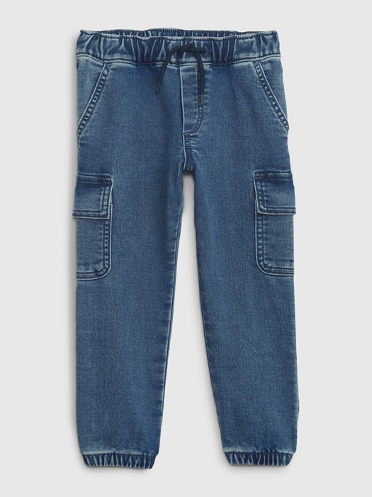 Toddler Denim Cargo Joggers