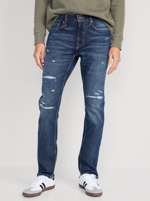 Slim Built-In-Flex Ripped Jeans