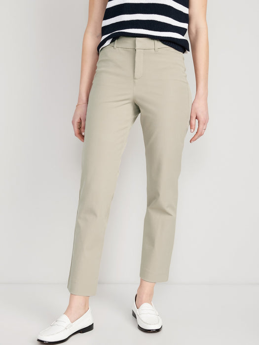 High-Waisted Pixie Straight Pants