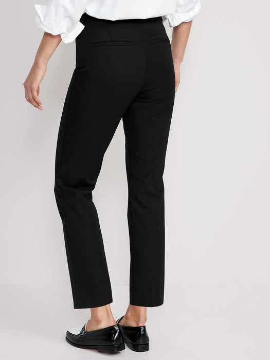 High-Waisted Pixie Straight Pants