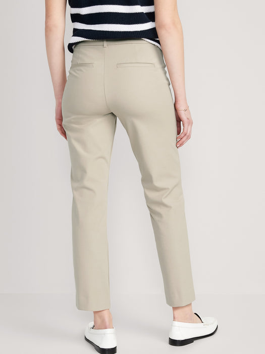 High-Waisted Pixie Straight Pants