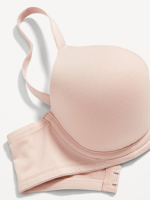 Full-Coverage Underwire Demi Bra