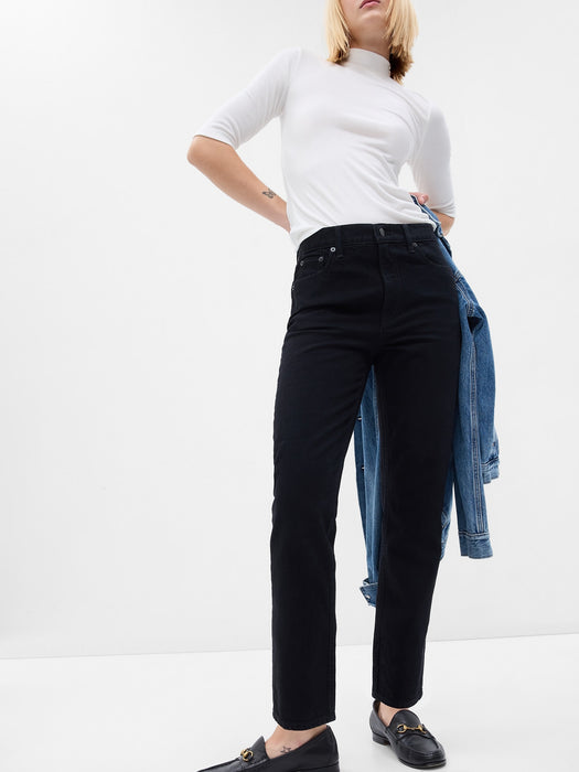 High Rise Cheeky Straight Jeans