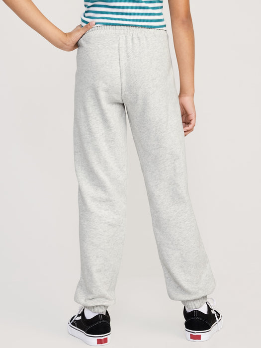 Cinched-Hem Jogger Sweatpants for Girls