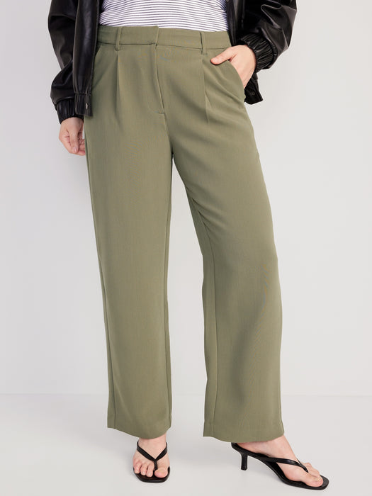 Extra High-Waisted Taylor Wide-Leg Trouser Pants