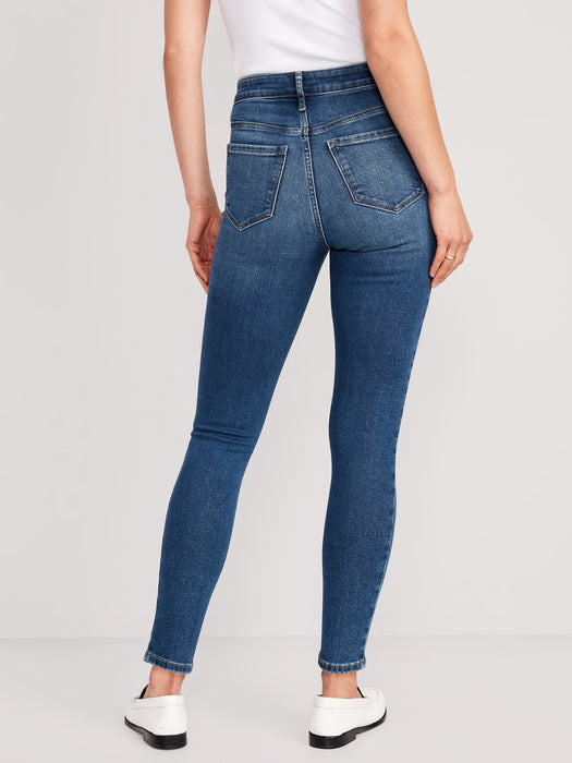 High-Waisted Rockstar Super-Skinny Jeans