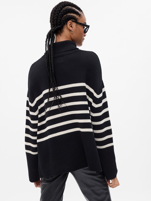 24/7 Split-Hem Turtleneck Sweater