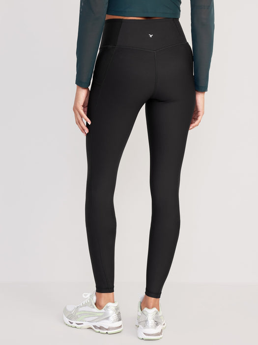 High-Waisted PowerSoft Full-Length Pocket Leggings