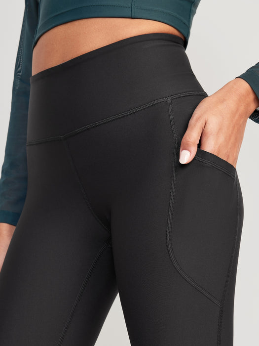 High-Waisted PowerSoft Full-Length Pocket Leggings