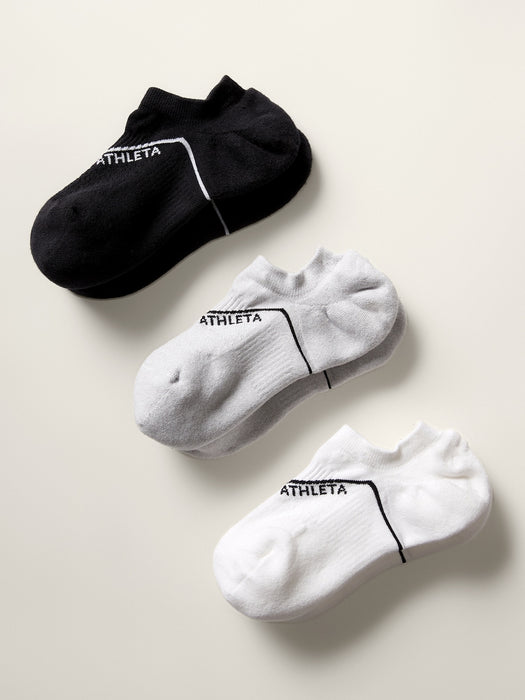 Athleta Everyday No Show Sock 3-Pack