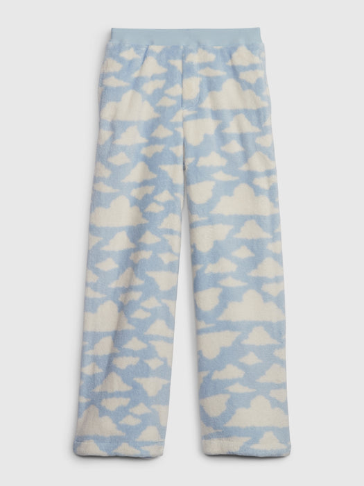 Kids 100% Recycled Fuzzy PJ Pants