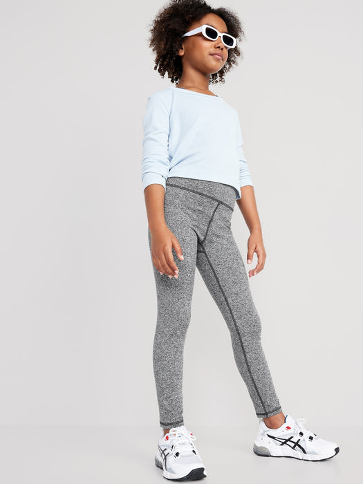 High-Waisted PowerPress 7/8-Length Leggings for Girls