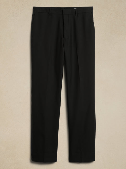 Barathea Italian Wool Straight Pant