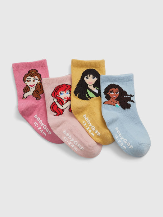 babyGap &#124; Disney Princess Crew Socks (4-Pack)