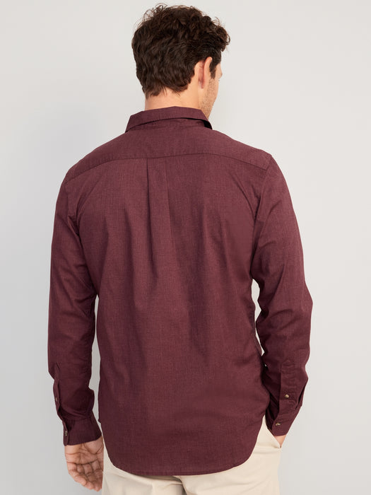 Slim Fit Built-In Flex Poplin Everyday Shirt