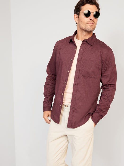 Slim Fit Built-In Flex Poplin Everyday Shirt