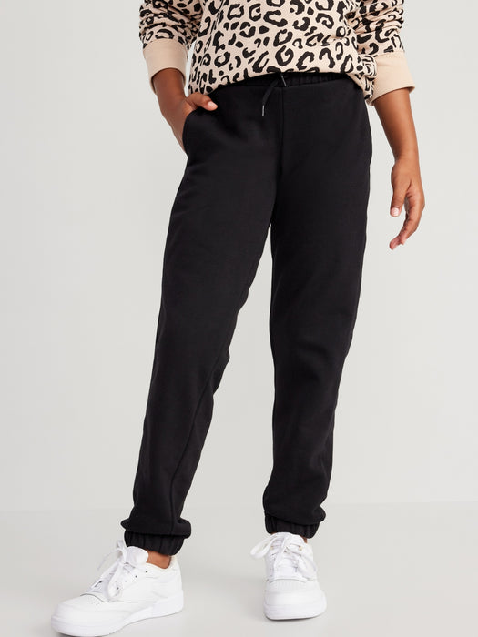 Cinched-Hem Jogger Sweatpants for Girls