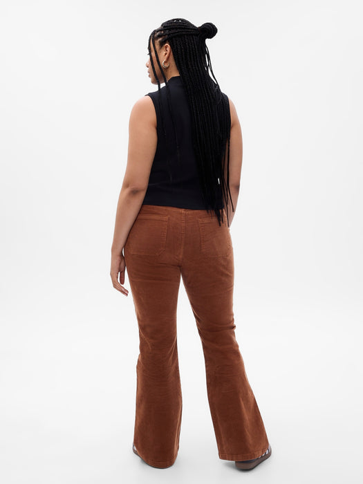 High Rise Corduroy '70s Flare Pants