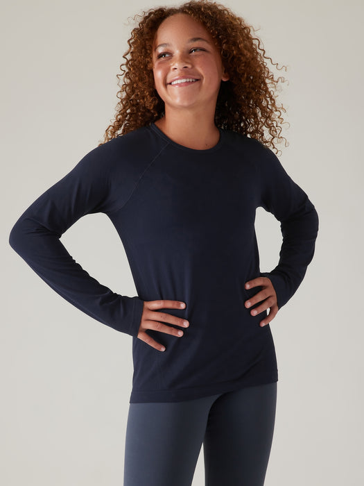 Athleta Girl Power Up Seamless Regular Length Top