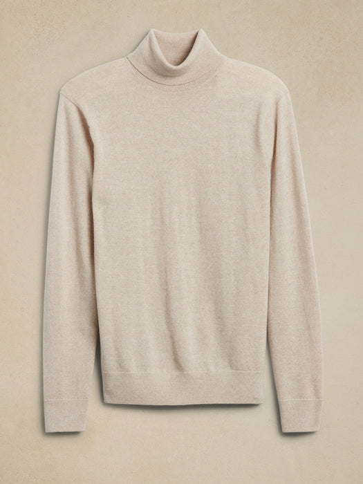 Franco Italian Merino Turtleneck Sweater