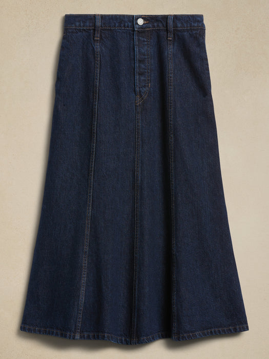 Pia Denim Midi Skirt