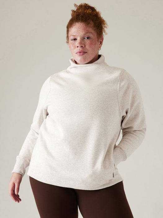 Cozy Karma Twist Neck Sweatshirt