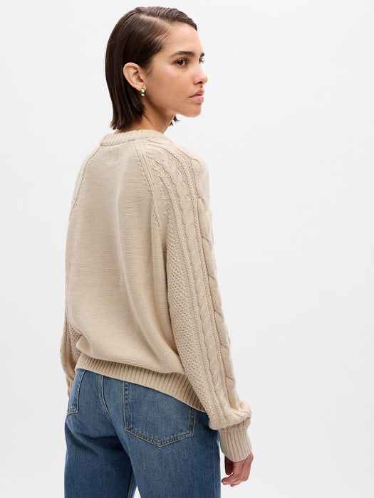 Cable-Knit Sweater