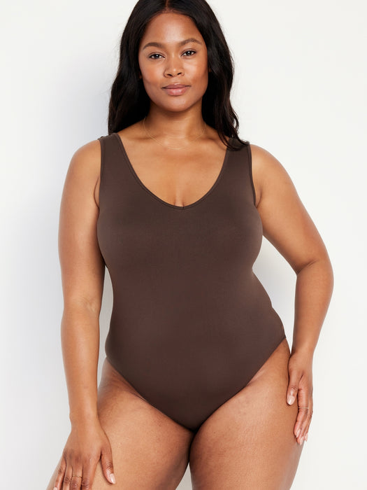 Seamless Base-Layer Tank Top Bodysuit