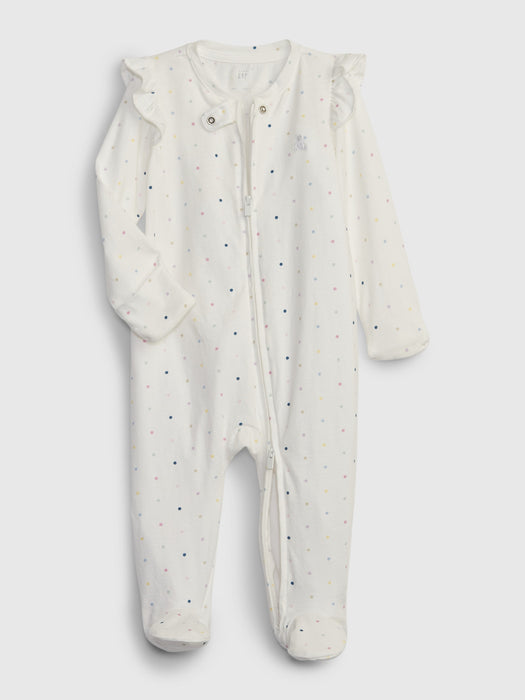 Baby First Favorites Organic Cotton Footed One-Piece